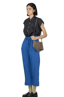 Clearance Manon Slit Easy Pants - Blue