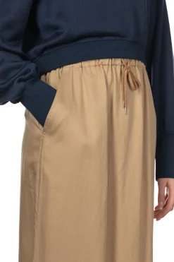 Sale Manon Slit Tight Skirt - Camel