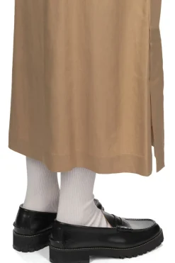 Sale Manon Slit Tight Skirt - Camel