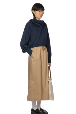 Sale Manon Slit Tight Skirt - Camel