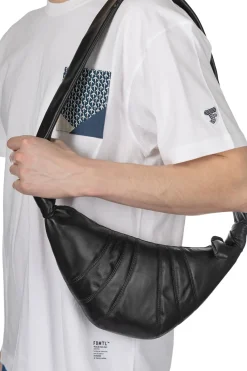 Fashion LEMAIRE SMALL CROISSANT BAG - Soft Nappa Leather - Black