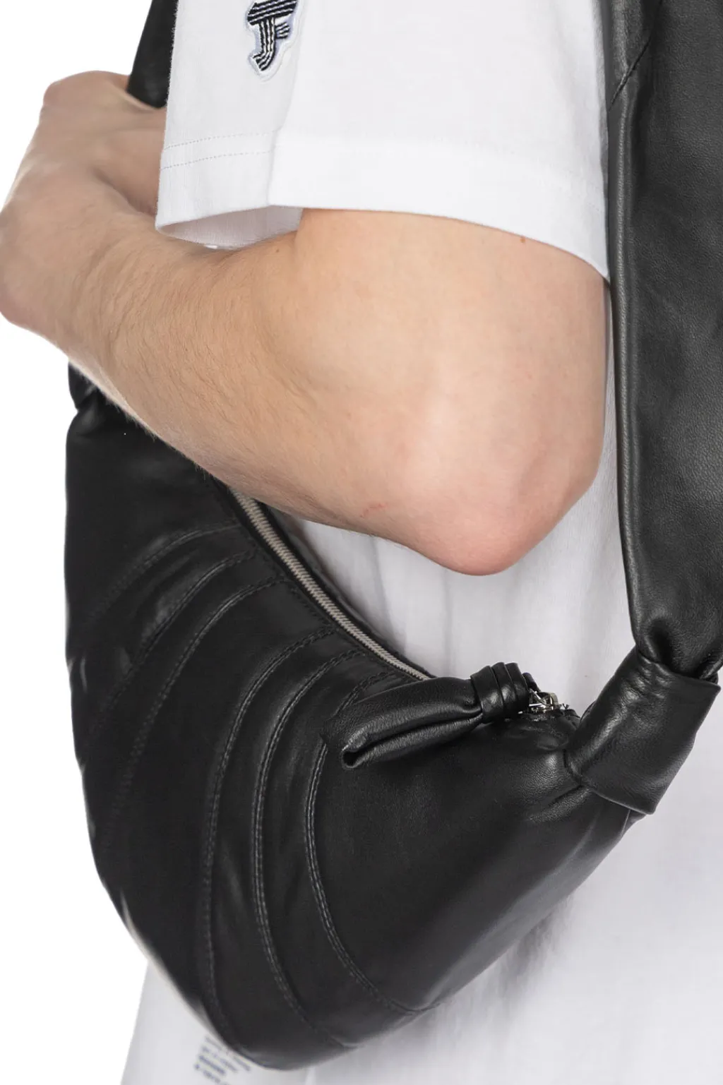 Fashion LEMAIRE SMALL CROISSANT BAG - Soft Nappa Leather - Black