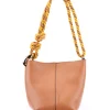 Best JW Anderson Small JWA Corner Bucket - Leather Bucket Bag - Pecan