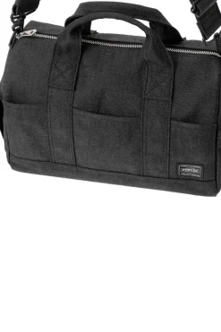 Hot Porter Yoshida SMOKY - 2Way Doctors Bag Black