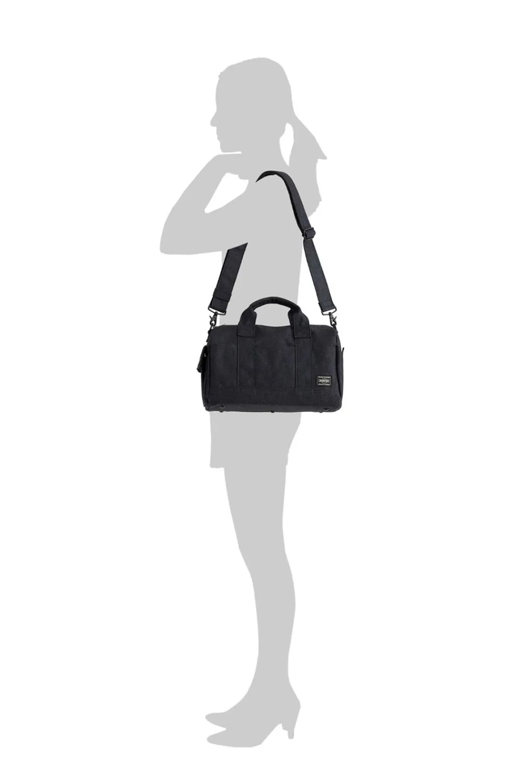 Hot Porter Yoshida SMOKY - 2Way Doctors Bag Black