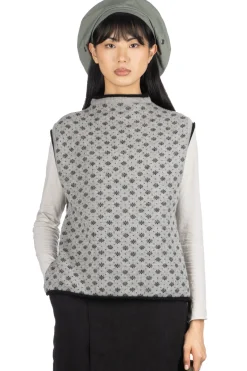 Clearance NARU Snow Pattern Vest - Heather Greige