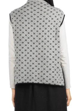 Clearance NARU Snow Pattern Vest - Heather Greige