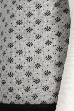Clearance NARU Snow Pattern Vest - Heather Greige