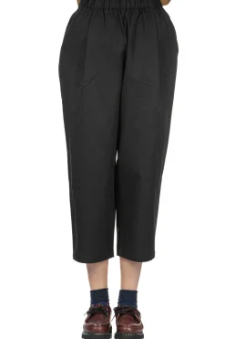 Sale Nachukara Soft Chino Tuck Pants - Black - Black