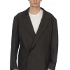 Online LEMAIRE Soft DB Jacket - Dark Expresso