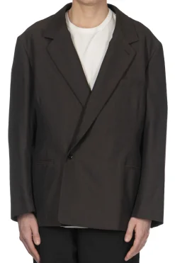 Online LEMAIRE Soft DB Jacket - Dark Expresso