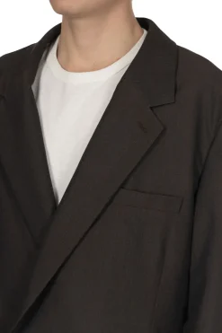 Online LEMAIRE Soft DB Jacket - Dark Expresso
