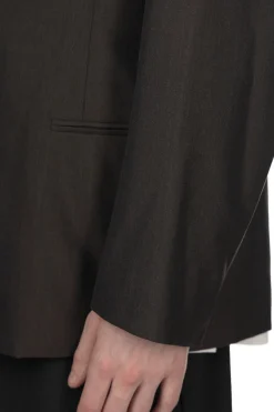Online LEMAIRE Soft DB Jacket - Dark Expresso