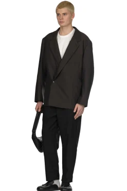 Online LEMAIRE Soft DB Jacket - Dark Expresso