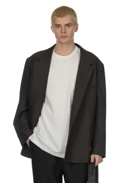 Online LEMAIRE Soft DB Jacket - Dark Expresso