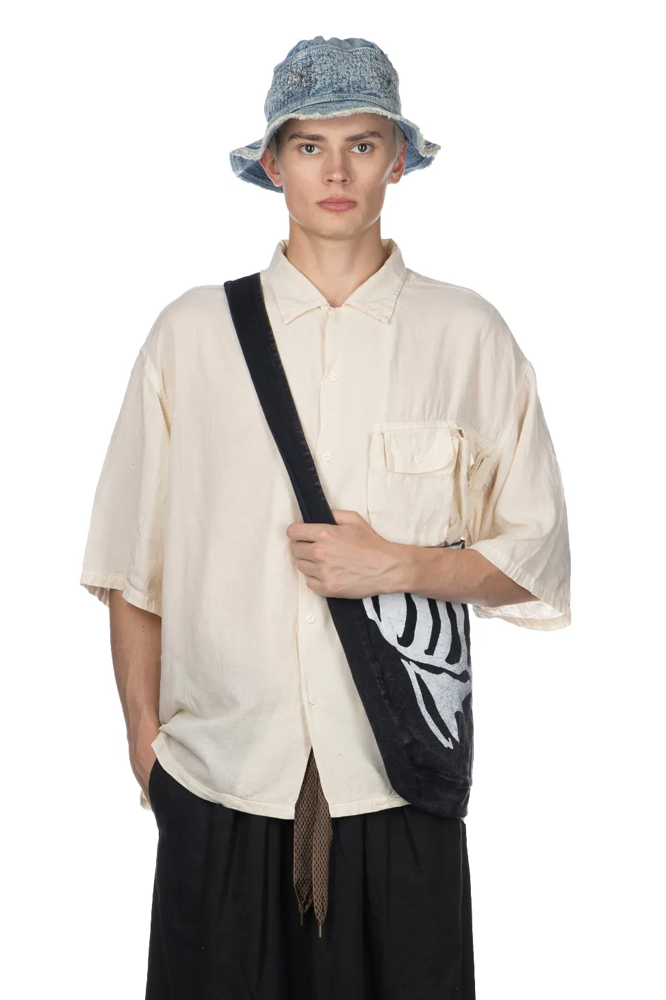 Discount Kapital Soft Linen HUNTING NAM Aloha Shirt - Natural