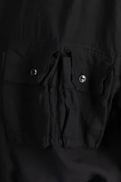 Sale Kapital Soft Linen HUNTING NAM Aloha Shirt - Black