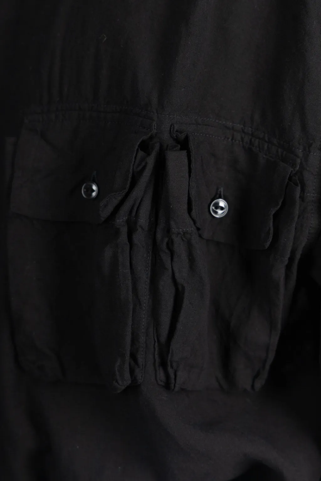 Sale Kapital Soft Linen HUNTING NAM Aloha Shirt - Black