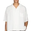 Best Kapital Soft Linen Open Collar BIG Shirt - Natural