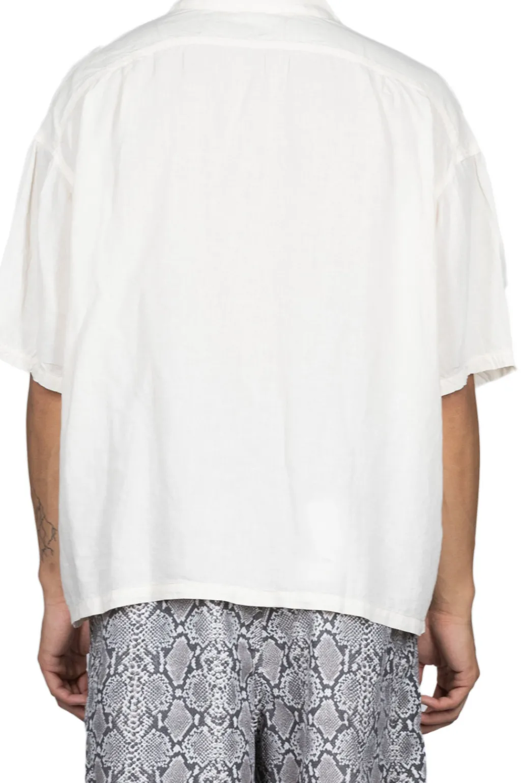 Best Kapital Soft Linen Open Collar BIG Shirt - Natural