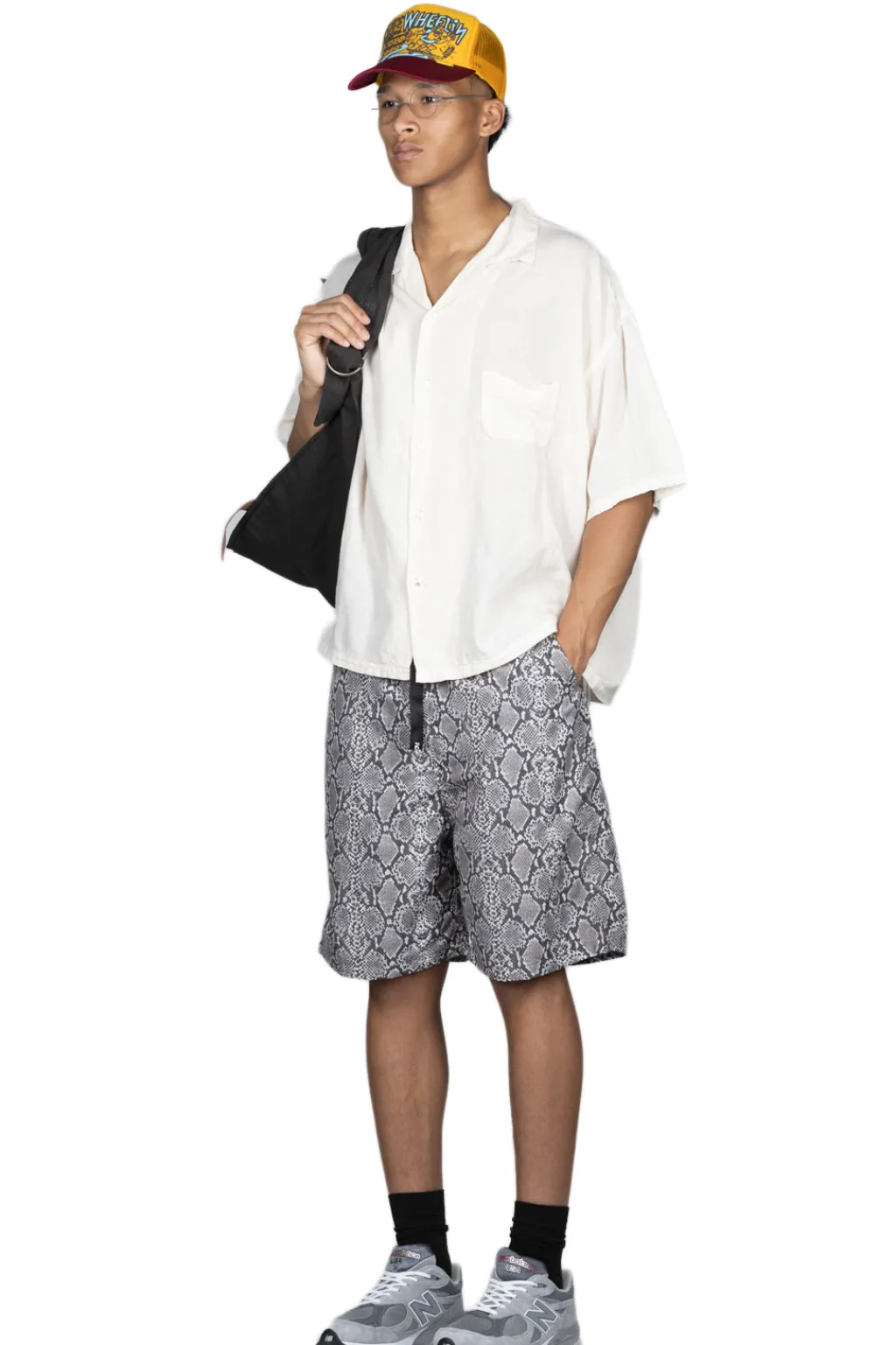 Best Kapital Soft Linen Open Collar BIG Shirt - Natural