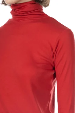 Clearance NARU Soft Milling Twisted Turtleneck - Red