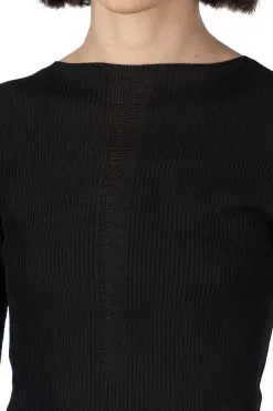 Online CFCL Soft Portrait Long Bell Sleeve Top