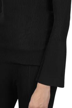 Online CFCL Soft Portrait Long Bell Sleeve Top
