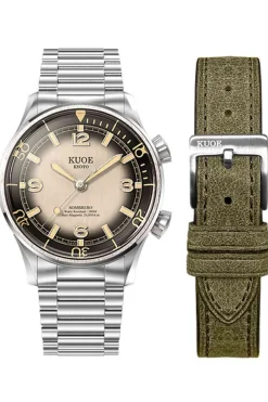 Online KUOE Watch SOMBRERO 90-011 - 38mm - Gradation Linen Textured Dial - Flat
