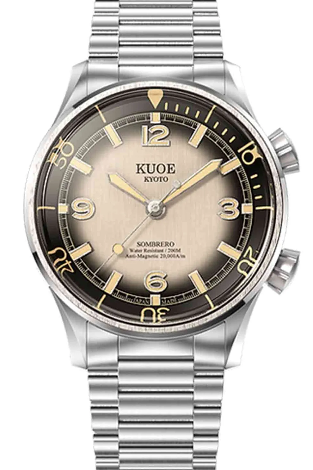 Online KUOE Watch SOMBRERO 90-011 - 38mm - Gradation Linen Textured Dial - Flat