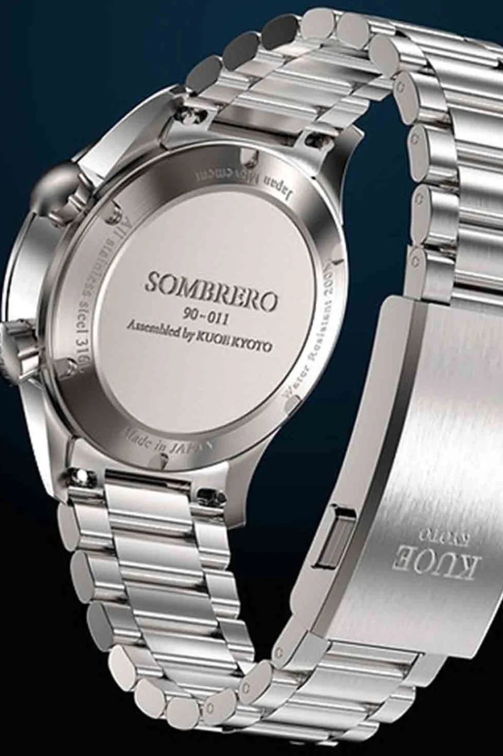 Online KUOE Watch SOMBRERO 90-011 - 38mm - Gradation Linen Textured Dial - Flat