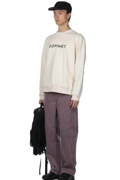 Sale SOPHNET . Logo Crewneck Sweat - White