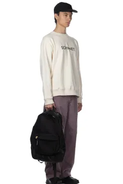 Sale SOPHNET . Logo Crewneck Sweat - White