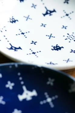 Best Tokyo Pixel Space Invaders Plate in Blue or White