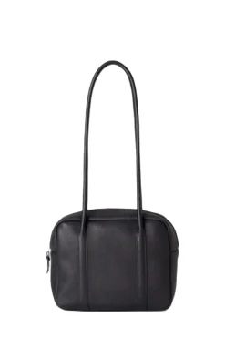 Discount Aeta Square Boston Long Handle Bag Small - Black