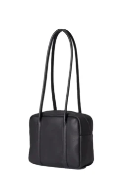 Discount Aeta Square Boston Long Handle Bag Small - Black
