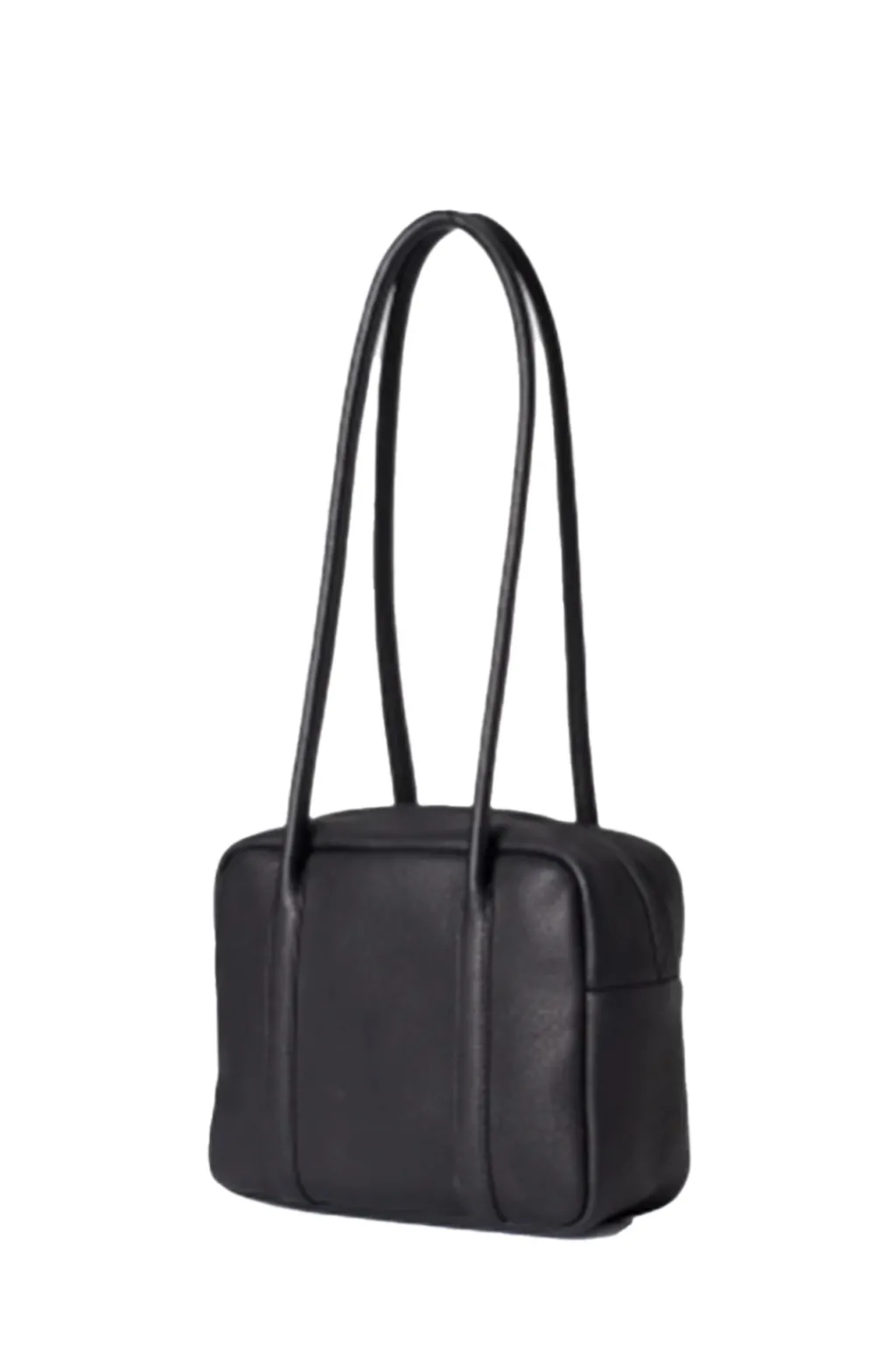 Discount Aeta Square Boston Long Handle Bag Small - Black