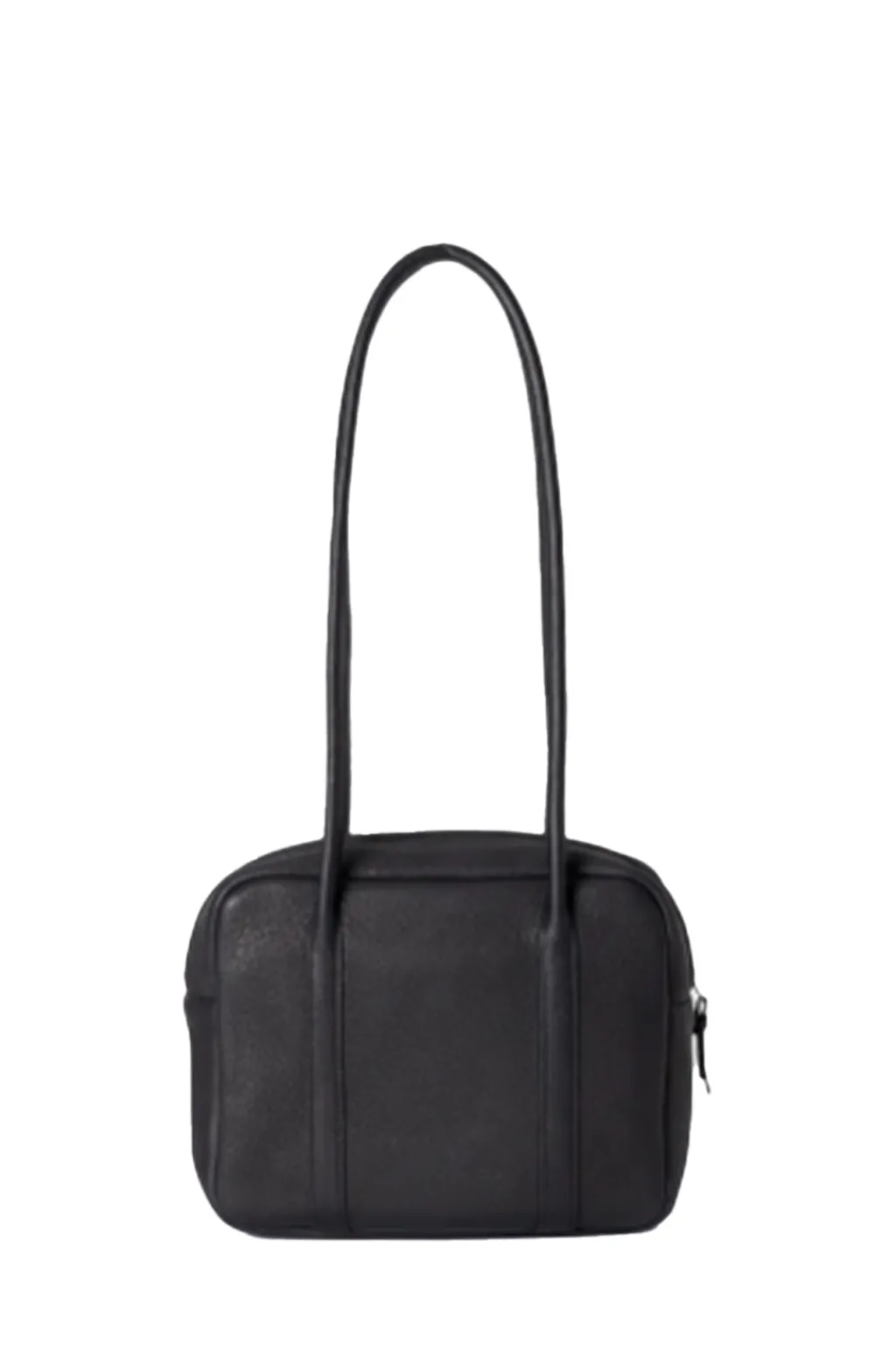 Discount Aeta Square Boston Long Handle Bag Small - Black