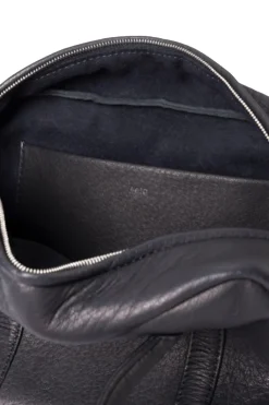 Discount Aeta Square Boston Long Handle Bag Small - Black