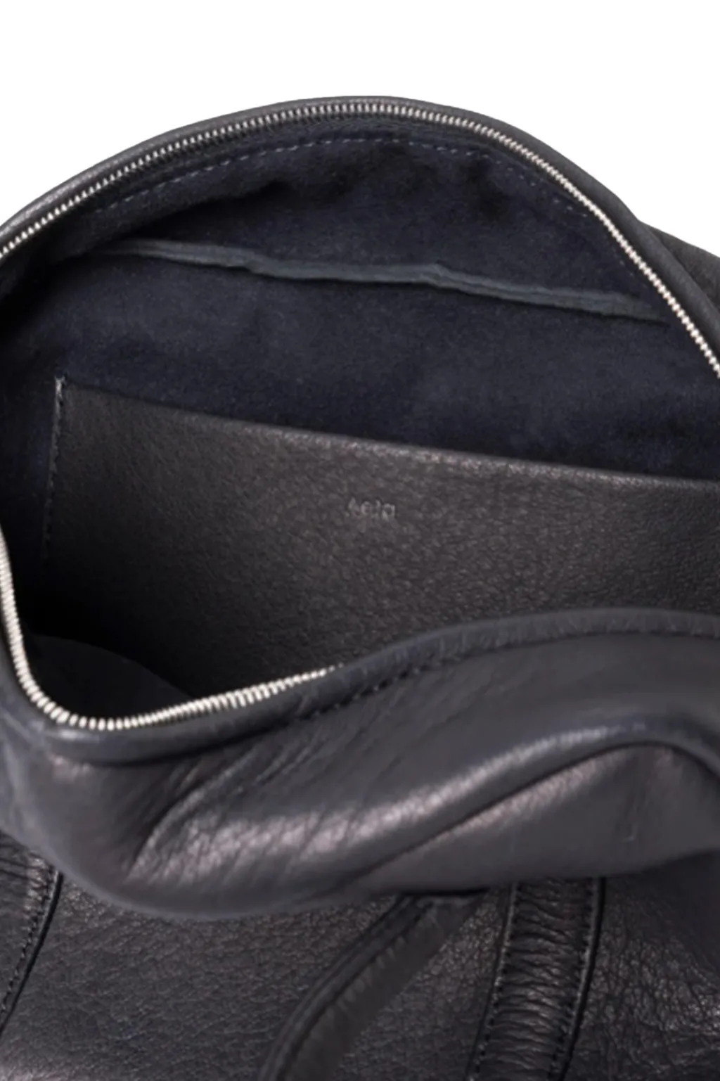 Discount Aeta Square Boston Long Handle Bag Small - Black