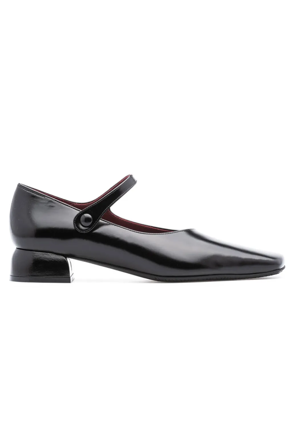 New Mame Kurogouchi Square Toe In-Step Strap Heels