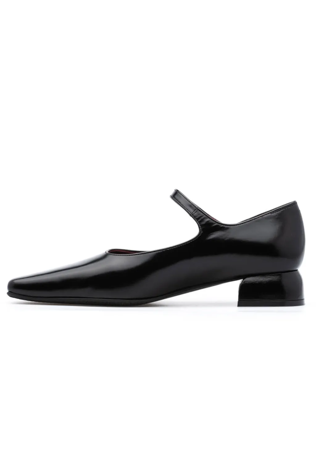 New Mame Kurogouchi Square Toe In-Step Strap Heels