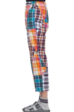 Sale Engineered Garments STK Pant - Multi Color Triangle Patchwork Madras