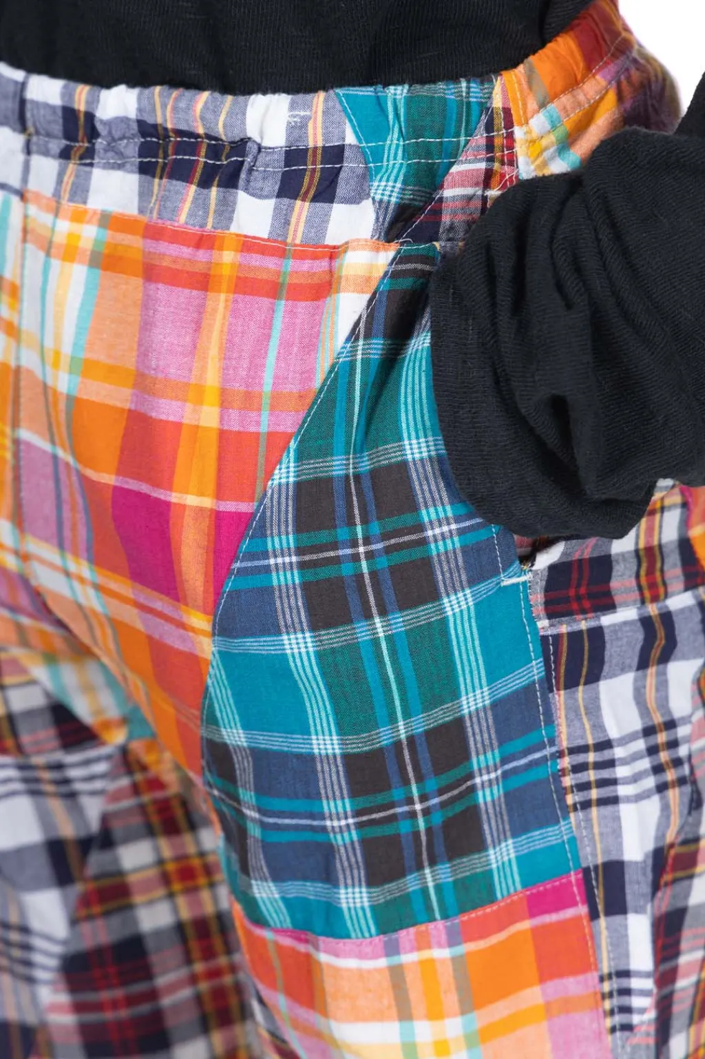 Sale Engineered Garments STK Pant - Multi Color Triangle Patchwork Madras