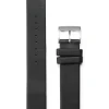 Best sazare Strap - Silver Honing - Black Sheepskin Leather