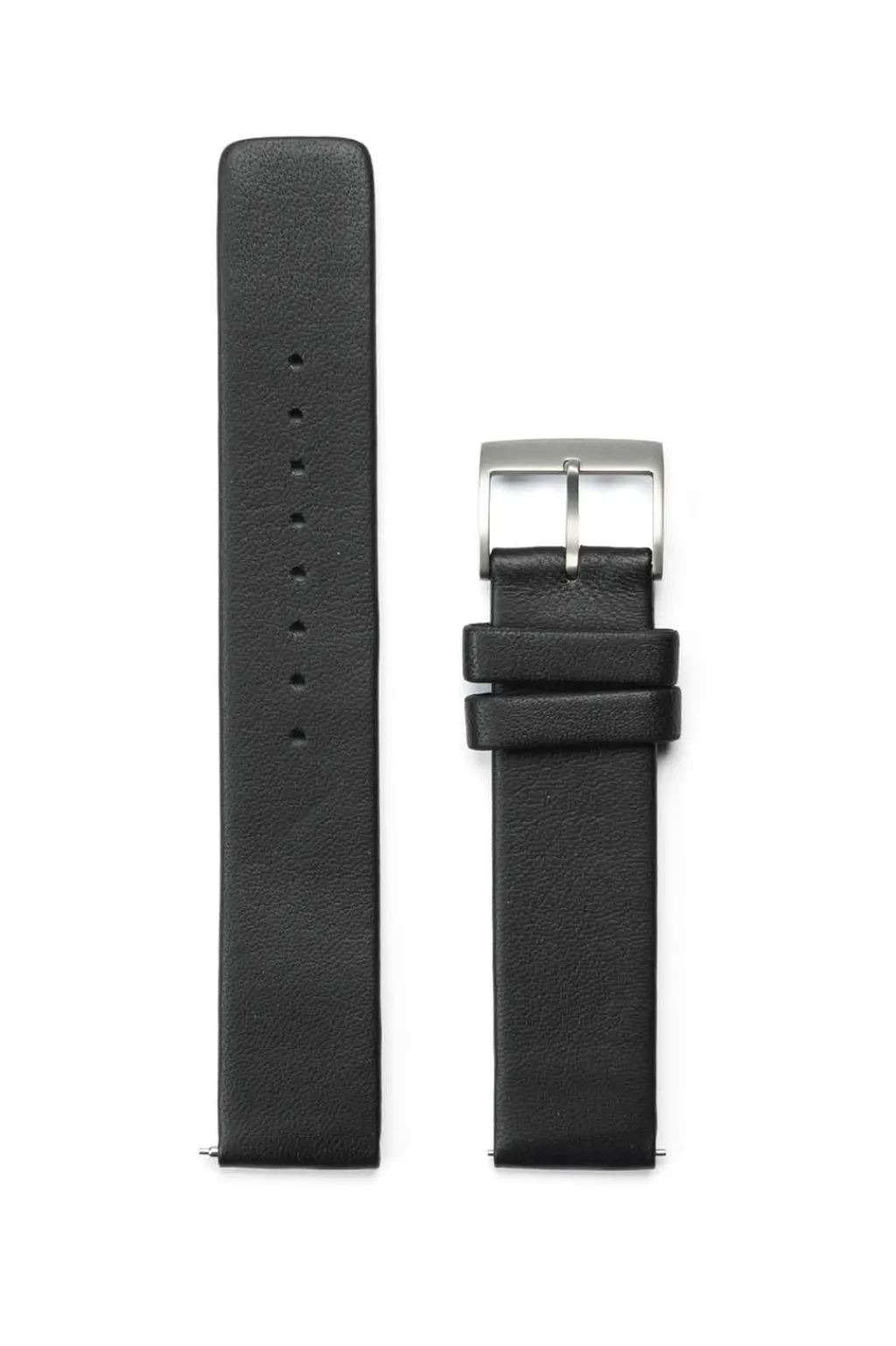 Best sazare Strap - Silver Honing - Black Sheepskin Leather