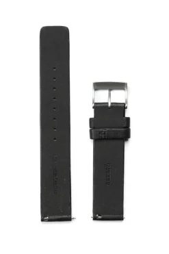 Best sazare Strap - Silver Honing - Black Sheepskin Leather