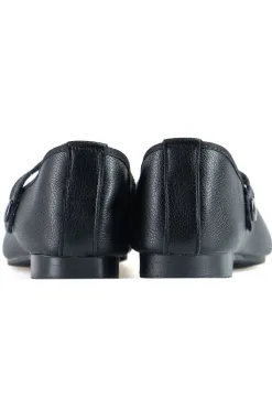 Best Crown Northampton Shoes Strap Court - Black