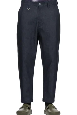 Fashion SOPHNET Stretch Denim Wide Cropped Pants