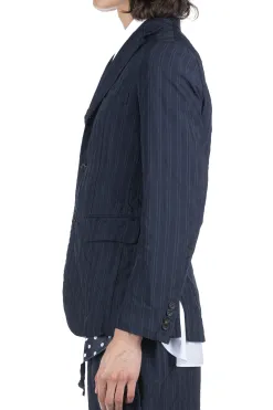 Best Comme Des Garcons Homme Deux Stripe Jacket - Navy